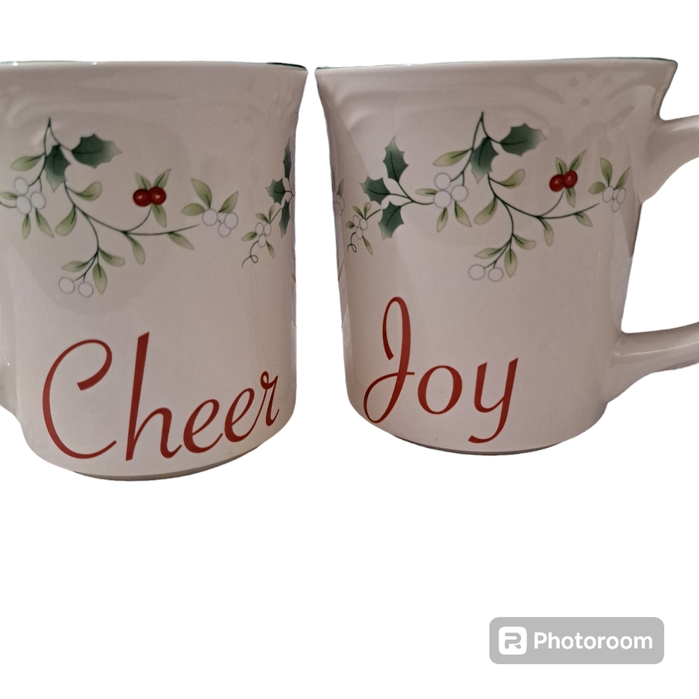 Pfaltzgraff Winterberry Mugs Set of 2